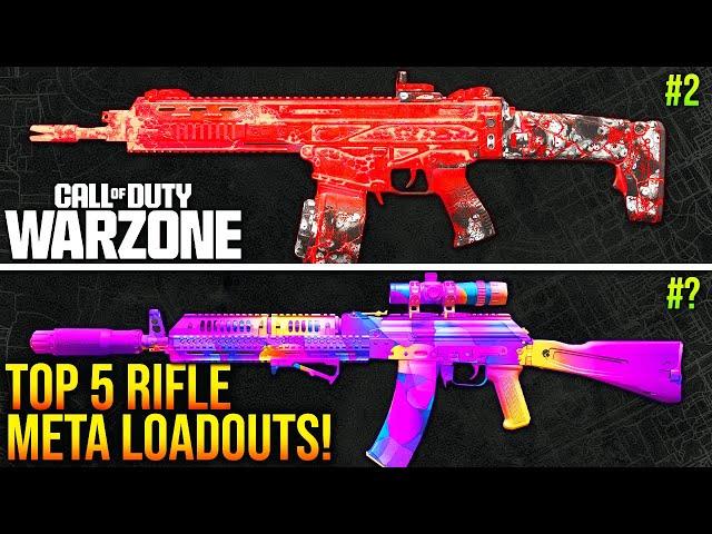 WARZONE: New Top 5 BEST ASSAULT RIFLE META LOADOUTS After Update! (WARZONE META)