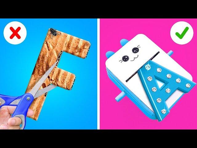 COOL SCHOOL HACKS YOU NEED TO TRY ️ Unleash Your Creativity! Fun Cardboard DIYs by YayTime! STAR