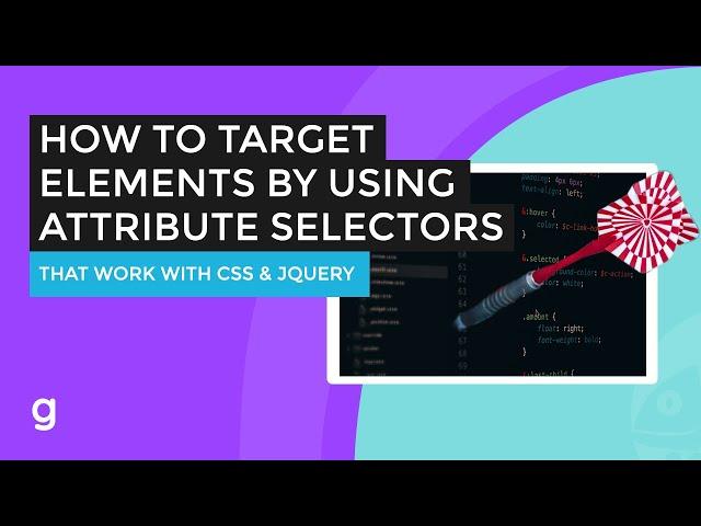 How To Target Elements by Using Attribute Selectors (That Work With CSS and jQuery) EASY