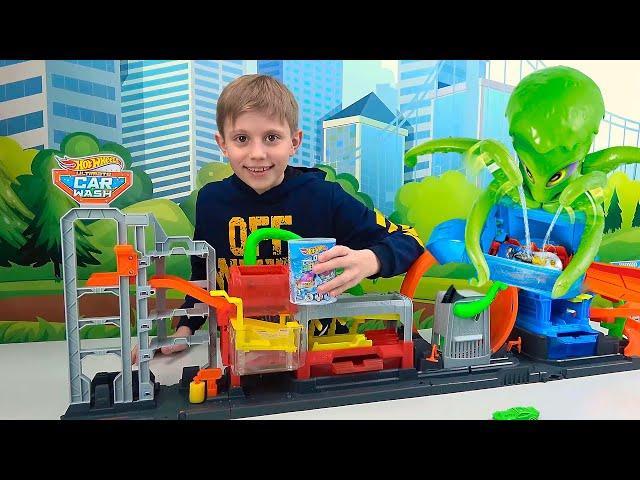 ХОТ ВИЛС МАШИНКИ и СУПЕР АВТОМОЙКИ Hot Wheels Car Wash