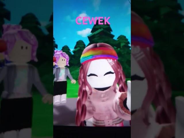 CEWEK VS COWOK #roblox #robloxdance #dance