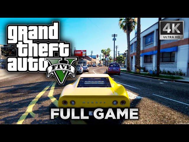 GTA V 4K Ultra Graphics All Missions - Full Game Walkthrough (4K 60FPS)