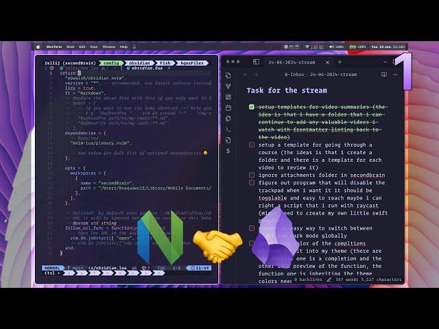 Config Neovim and Obsidian on macOS pt.1