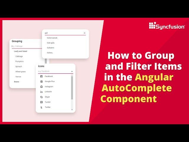 How to Group and Filter Items in the Angular AutoComplete