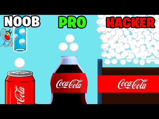NOOB vs PRO vs HACKER | In Drop & Explodes | With Oggy And Jack | Rock Indian Gamer |