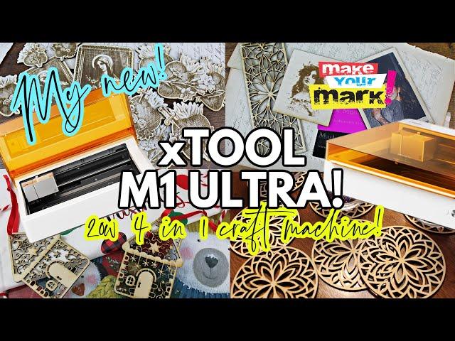 My New xTool M1 Ultra 4-in-1 Craft Machine!