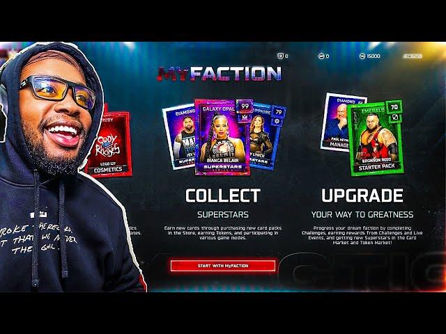 WWE2K25 My Faction Starter Pack & Overview (FREE PERSONA CARD)