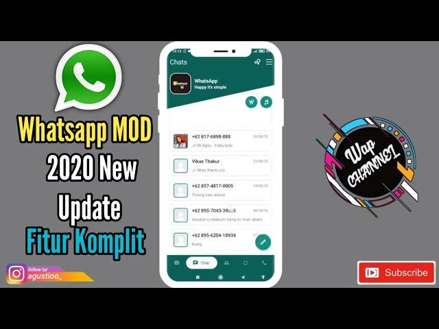 Whatsapp Mod Terbaru 2020 |  Versi Dyoma Fitur Terlengkap