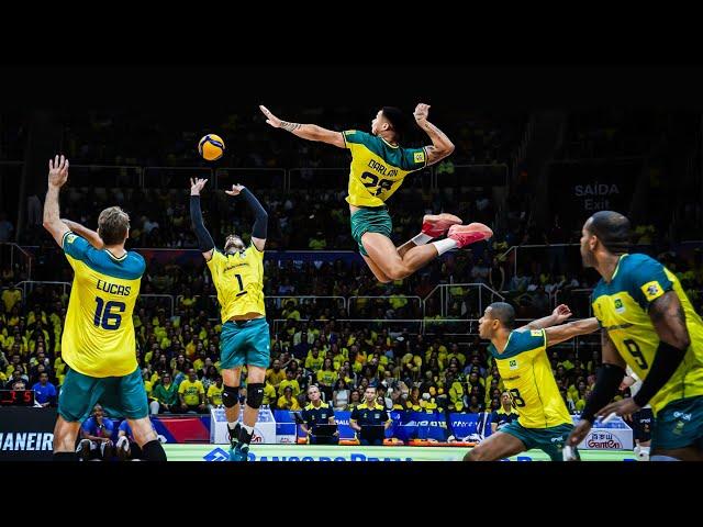 TOP 20 Craziest Actions by Volleyball Team Brazil