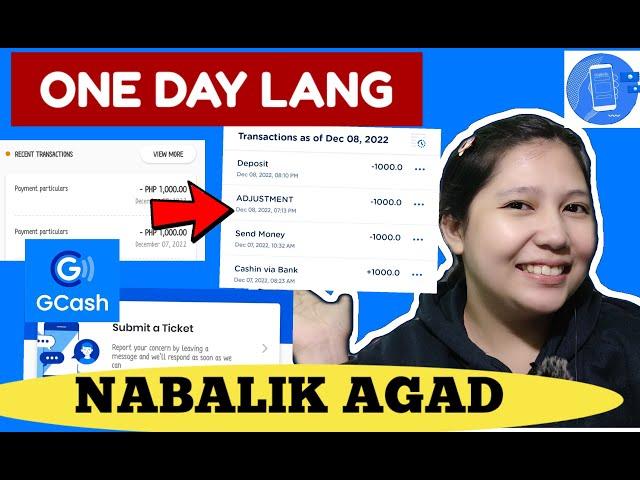 GCASH CASH IN PROBLEM | ONE DAY LANG NABALIK AGAD ANG PERA KO | PAANO MAG SUBMIT NG TICKET |BJANEVEE