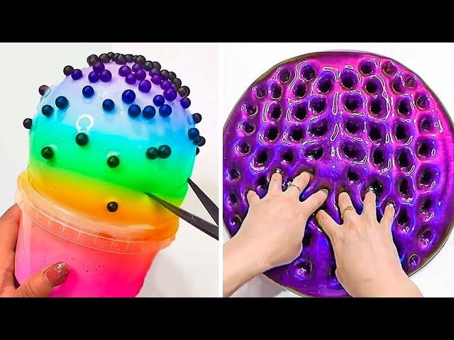 This Slime ASMR Will Leave You Relaxed and Satisfied! Oddly Satisfying Video 3294