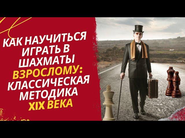 Как научиться играть в шахматы взрослому: классическая методика XIX века!