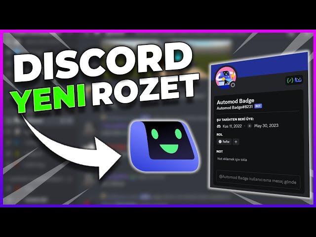 Discord Bot Icin Automod Badge Rozeti Nasil Alınır?