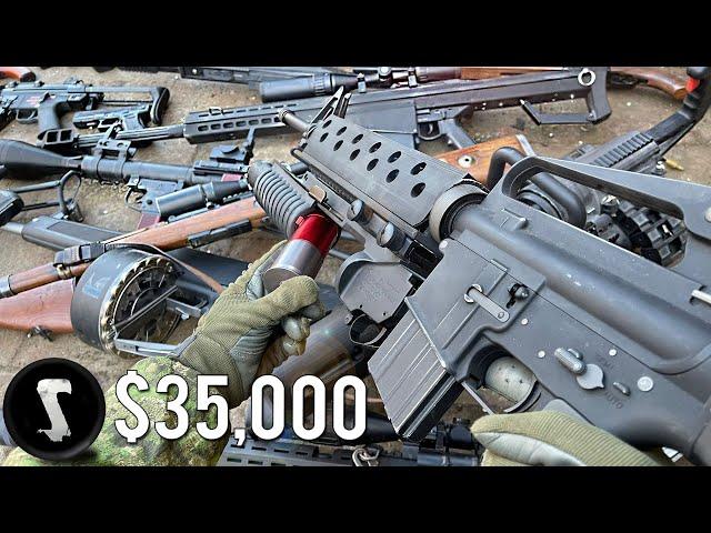 Firing EVERY Gun in Silo Entertainment's ENTIRE $35,000 Airsoft Arsenal!