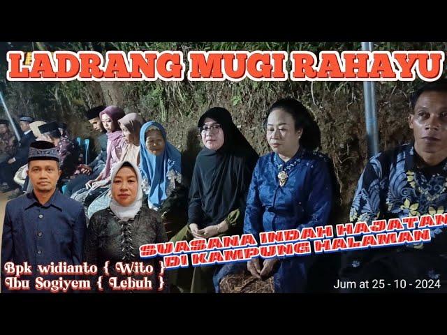 LADRANG MUGI RAHAYU - momen bahagia suasana hajatan desa - Pk Wito Ibu Sogiyem