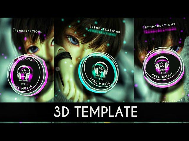 How to make 3D aveeplayer template | Ishakkt tech Template