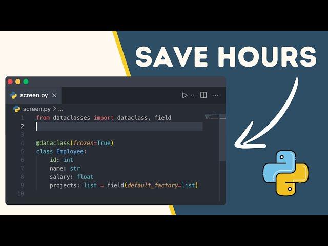 Python Data Classes: Simplify Your Code and Save HOURS