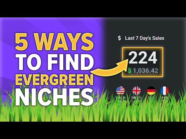 How to find Evergreen Niches that SELL! Amazon Merch & Print on Demand Research