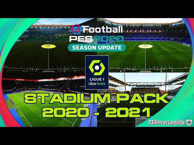 PES 2020 Ligue 1 Uber Eats Stadium Pack 2020/2021