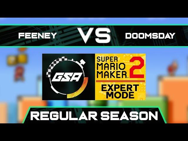 thedragonfeeney vs Doomsday | Regular Season | GSA SMM2 Expert Mode Speedrun League DA Season 3