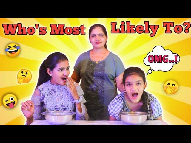 Who's Most Likely To?  | Challenge Video with Mom | *funny* 