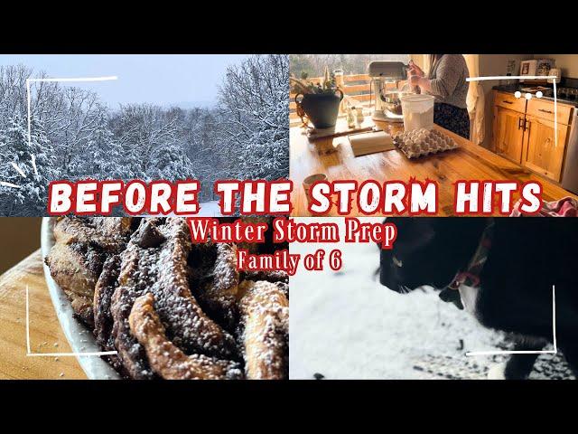 Snow Storm + Winter Weather Prep | On a Budget + Cleaning Motivation + Low Income Homemaking