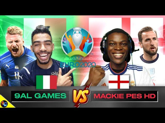 UEFA EURO 2020 FINAL  ITALY vs ENGLAND 9AL Games Vs mackie Pes hd