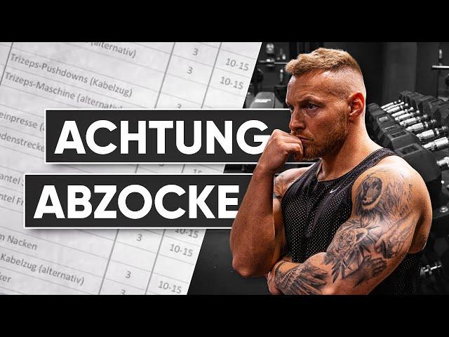 Warum du KEINEN individuellen Trainingsplan brauchst