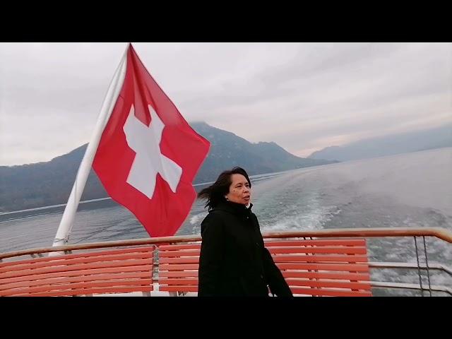 Ferry ride #Lake Lucerne #switzerland