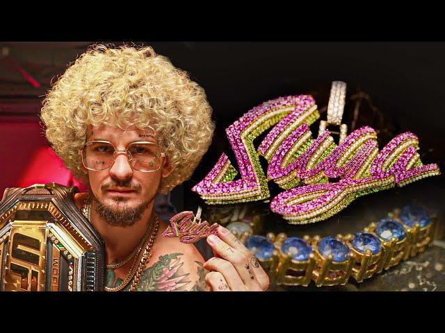 UFC Champ Sean O'Malley Shows Off His Insane Jewelry Collection | GQ Sports