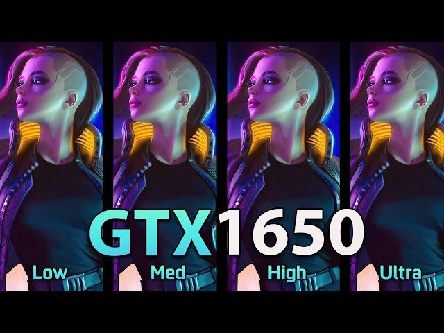 Cyberpunk 2077 [Patch 1.61] Test in GTX 1650 + i5 9400F (1080p Low, Med, High, Ultra Settings)