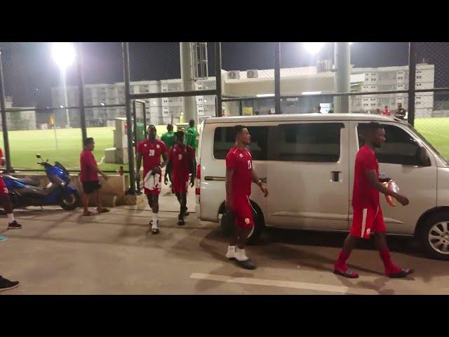 Burundi National Team After Executing Training at the JIS Training Ground