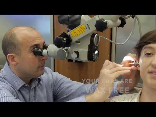 Ear Wax removal with Microsuction