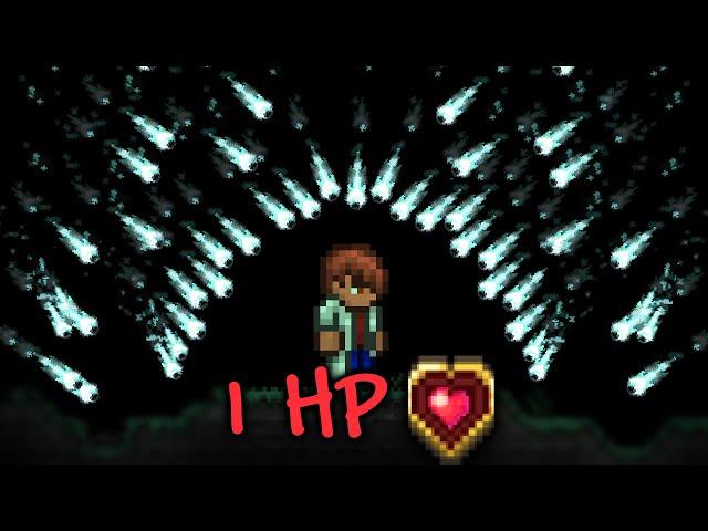 Can you beat Terraria Master Mode with just 1hp?