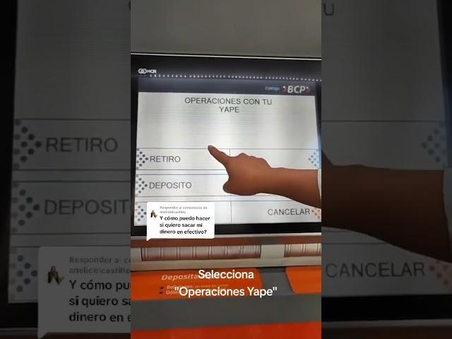 Retira dinero a Yape a través de un cajero automático BCP, ¡sin tarjeta!