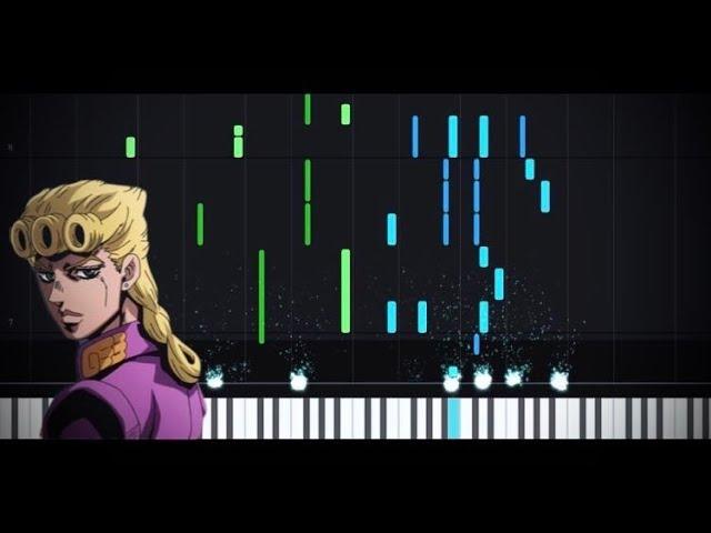 Giorno‘s Theme Piano Tutorial (But only the best Part)