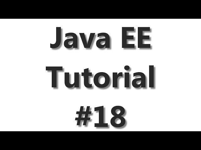 Java EE Tutorial #18 - RESTful Web  Services with Jax-RS