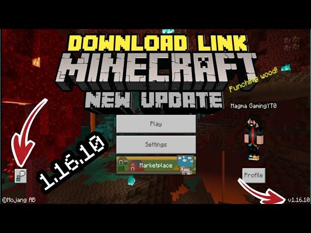 How to download Minecraft 1.16.10 official version on android || Download Minecraft official version