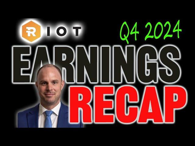  RIOT Earnings DISAPPOINT? Weak Growth & AI Hype Not Enough! 