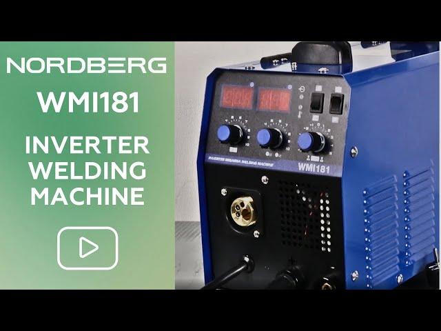 MIG+MMA inverter welding machine NORDBERG WMI181 220V