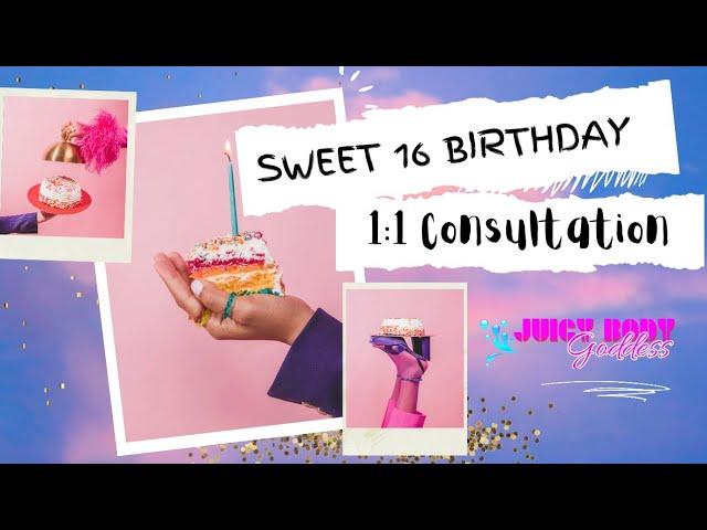 Mom left $200 Tip after this Sweet 16 1:1 Birthday Consultation