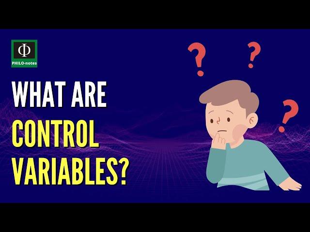 What are Control Variables?