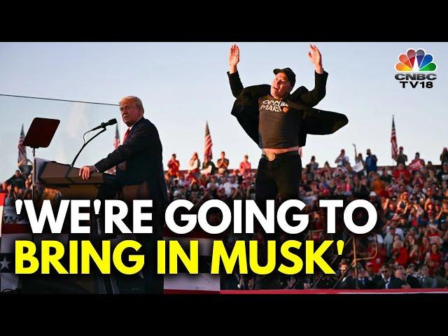 Day After Dark MAGA Event, Trump Vows A Role For Elon Musk, If He Wins | US Elections | N18G