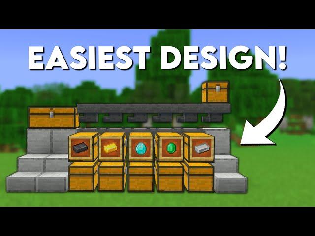 Minecraft Automatic Sorting System in Bedrock 1.21 (MCPE/Xbox/PS4/Nintendo Switch/Windows10)