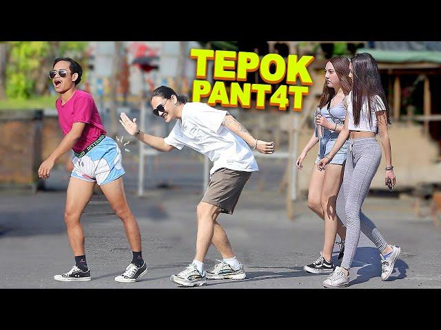 PUKUL PANT4T ORANG DI DEPAN CEWEK - CEWEKNYA KAGET HAHA