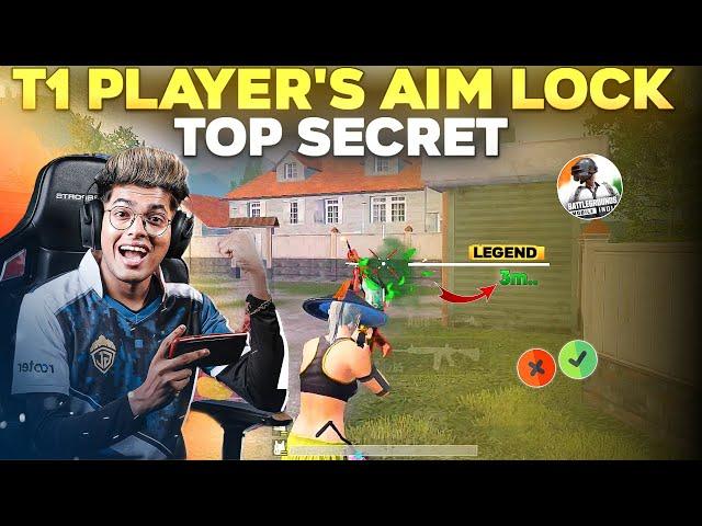 TRICK TO LOCK AIM LIKE T1 PLAYER'S 100%  | HOW TO IMPROVE AIM IN BGMI | CONNECT HEADSHOTS IN BGMI