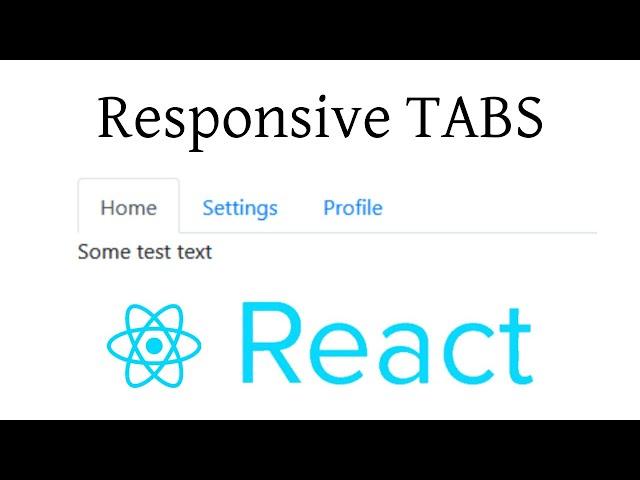 Build Responsive TABS Using REACT JS [React Components Series]