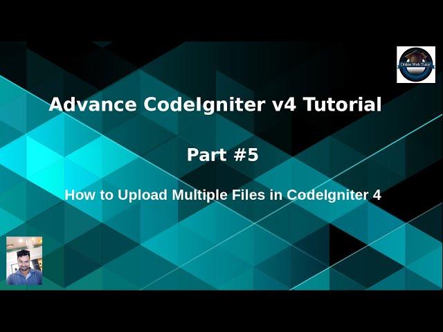 Advance CodeIgniter 4 Framework Tutorials #5 How to Upload Multiple Files in CodeIgniter 4