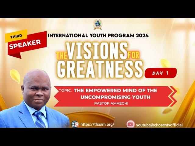 3RD MESSAGE: THE EMPOWERED MIND OF THE UNCOMPRISING YOUTH II YOUTH PROGRAM 2024 II