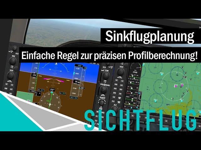 Sinkflugplanung - Rule of thumb